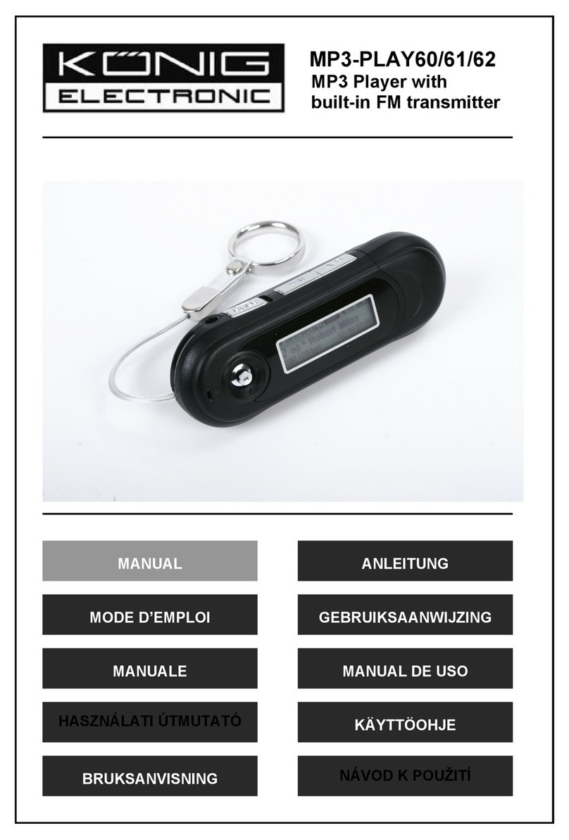 Konig MP3-PLAY60 manual