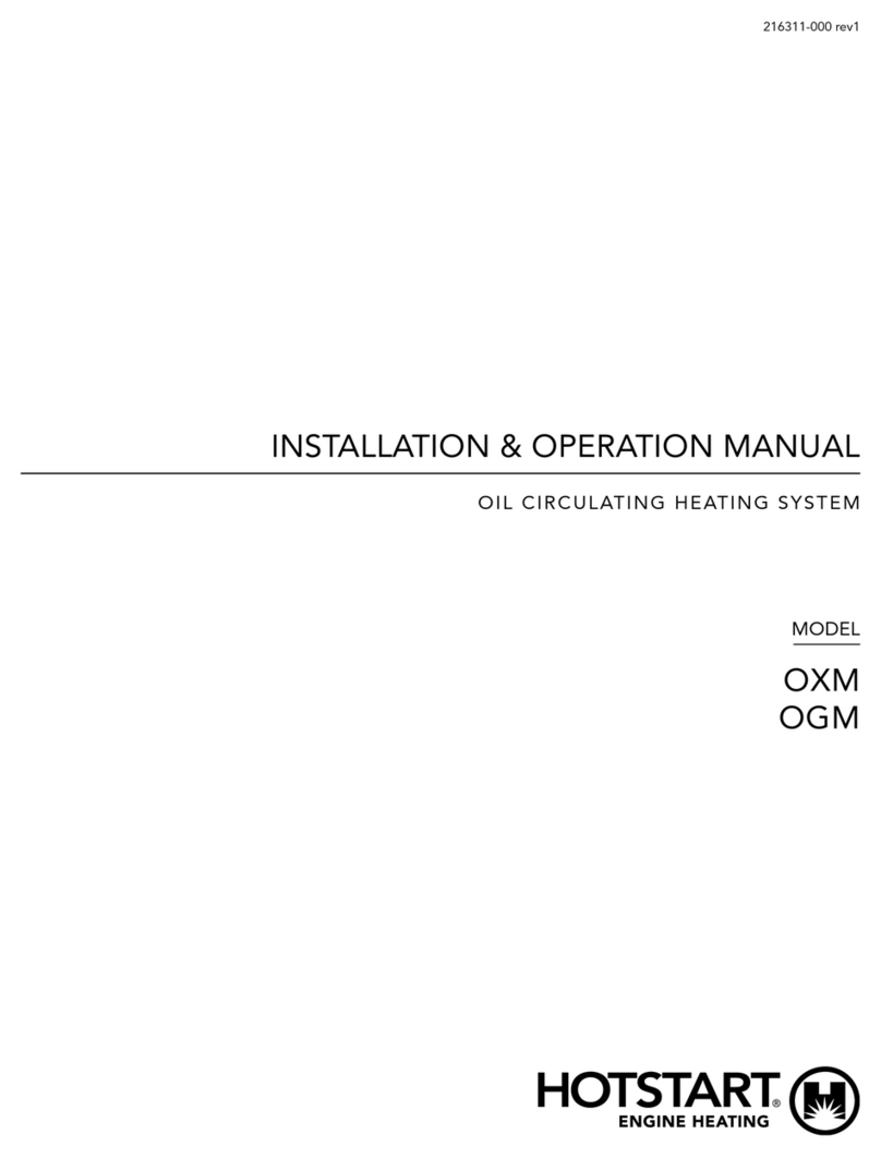 Hotstart OXM Installation & operation manual