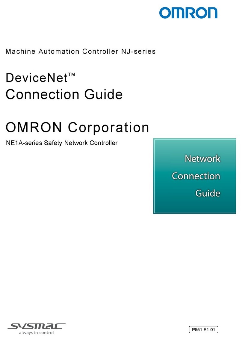 Omron NJ501 series Instruction Manual