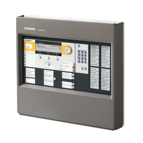 Siemens Cerberus PRO FC721 User manual