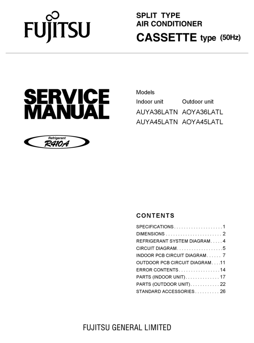 Fujitsu AUYA36LATN User manual Fujitsu AUYA36LATN User manual