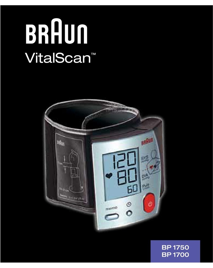 Braun VitalScan BP1700 User manual