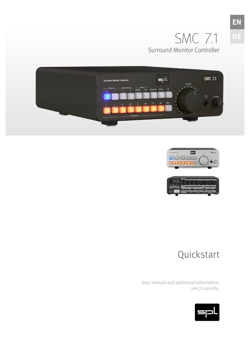SPL SMC 7.1 User manual