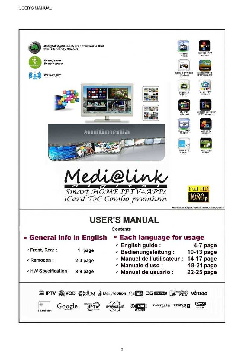Medialink ML 4100 T2/C User manual