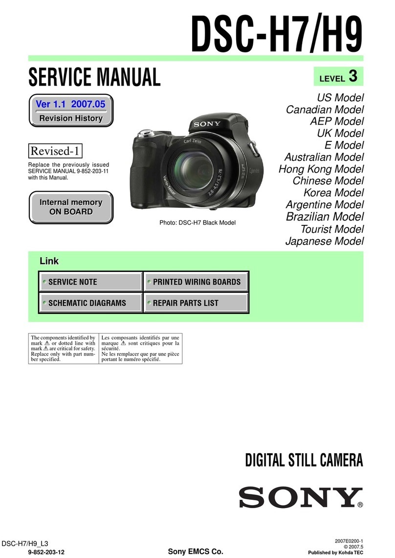 Sony DSC-H7 Cyber-shot® User manual Sony DSC-H7 Cyber-shot® User manual