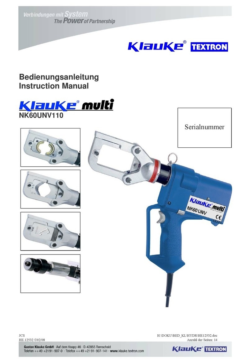 Klauke Multi instruction manual