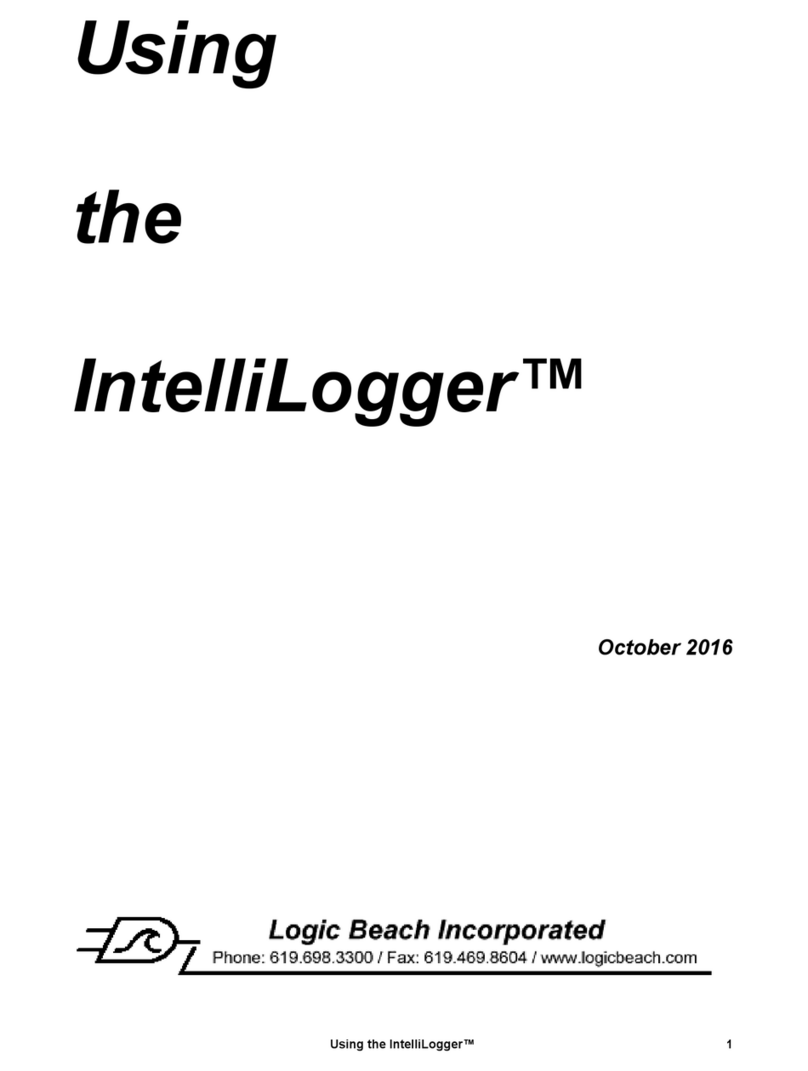 Logic Beach Incorporated IntelliLogger Guide