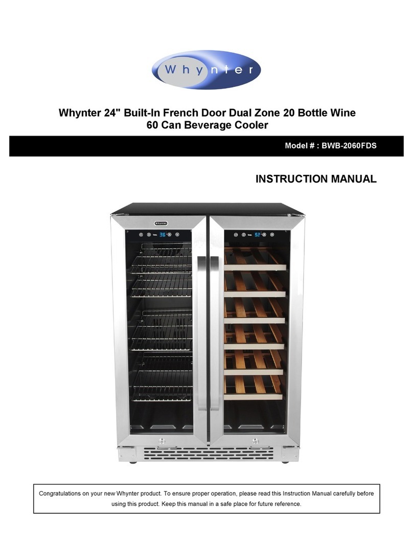 Whynter BWB-2060FDS User manual