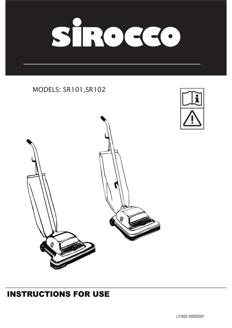 Sirocco SR101 Instructions for use