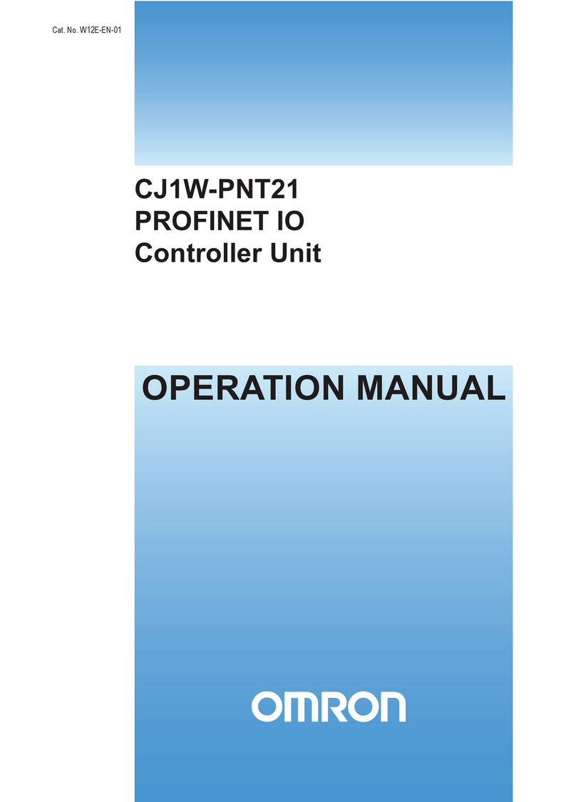 Omron CJ1W-PNT21 Operation manual