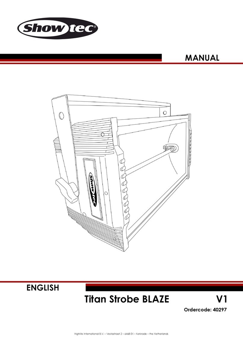 Show Tec Titan Strobe blaze manual