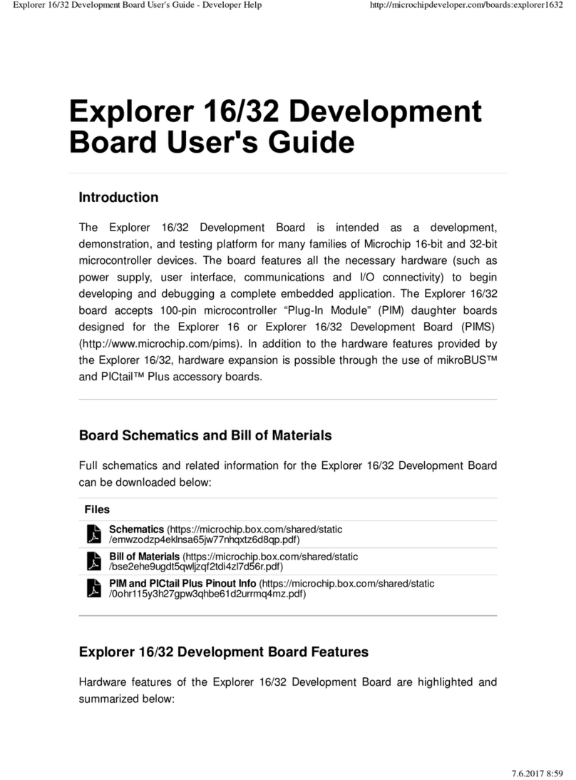 Microchip Developer Explorer 16/32 user guide