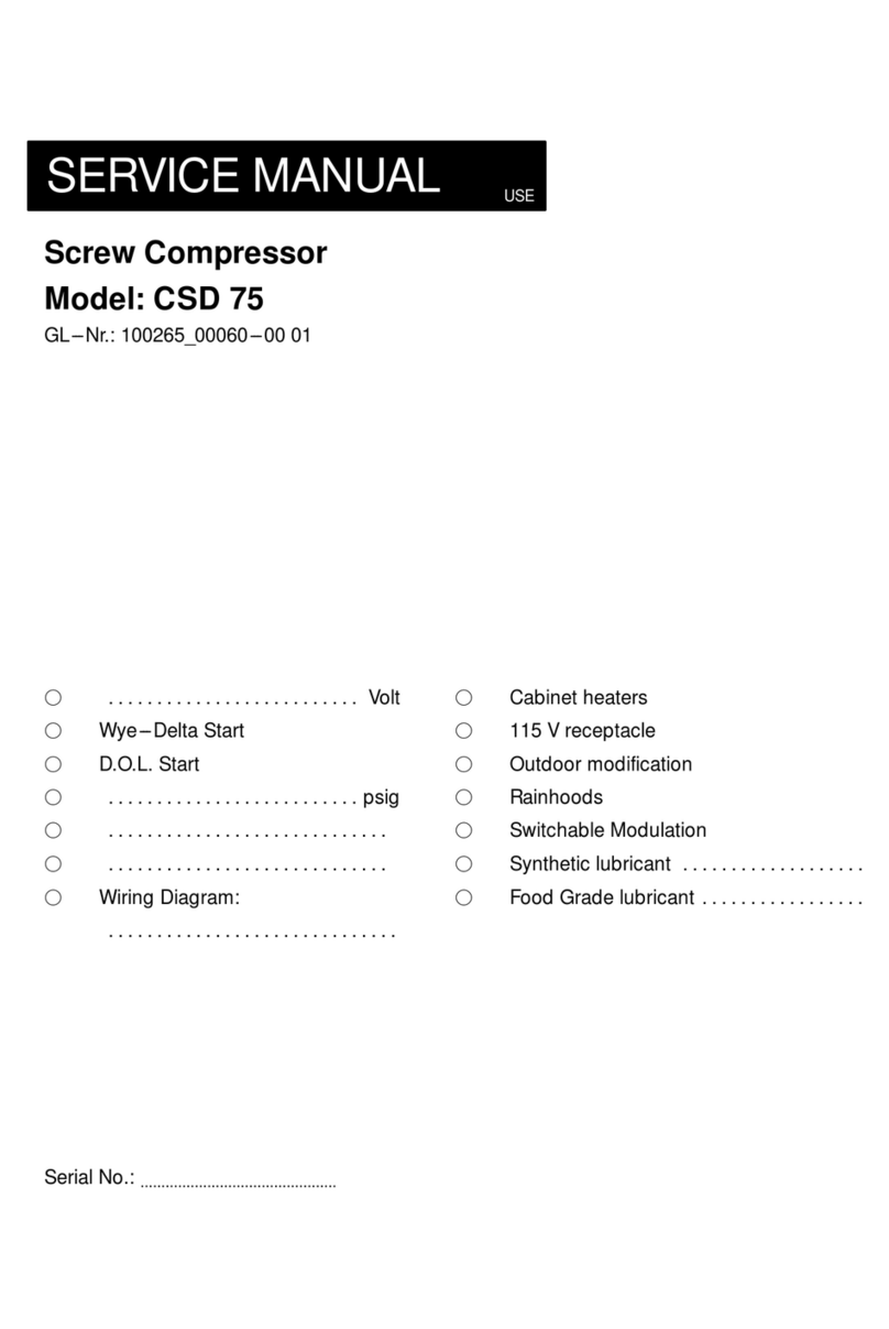 KAESER CSD 75 Service manual