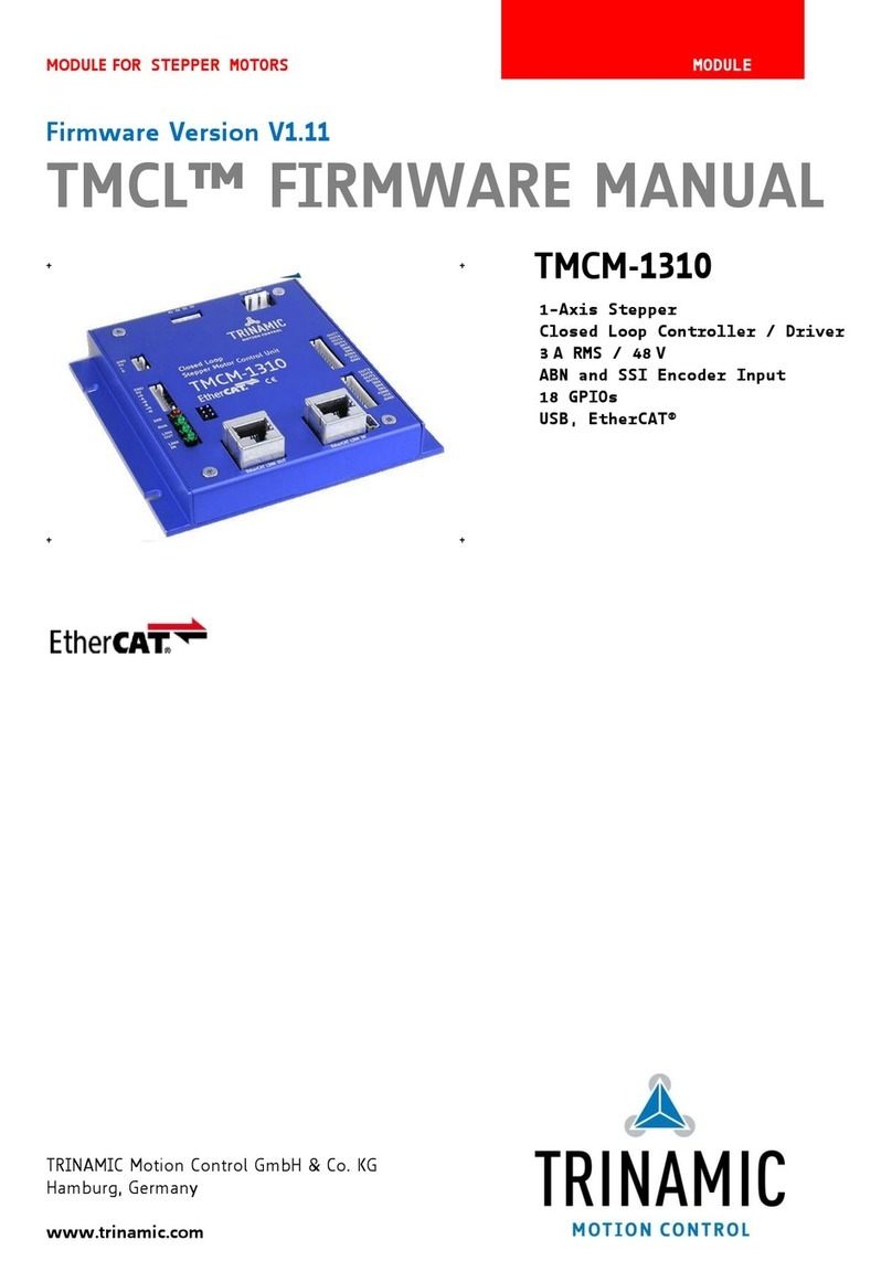 EtherCAT TMCM-1310 Firmware manual