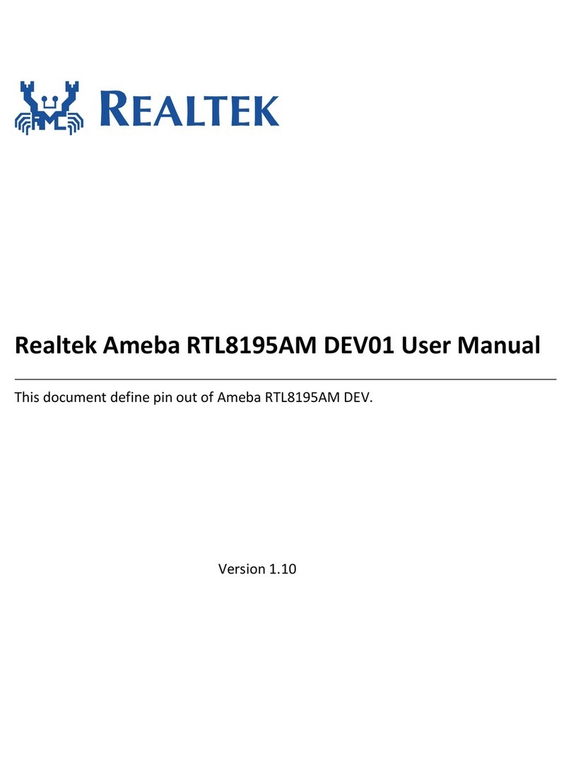 Realtek Ameba RTL8195AM DEV01 User manual