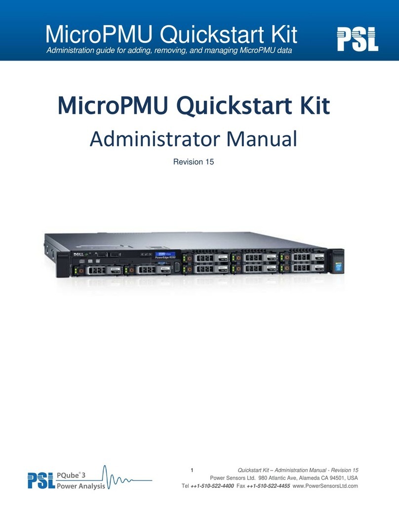 PSL MicroPMU Use and care manual