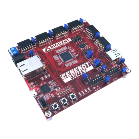 Digilent Cerebot 32MX7 User manual