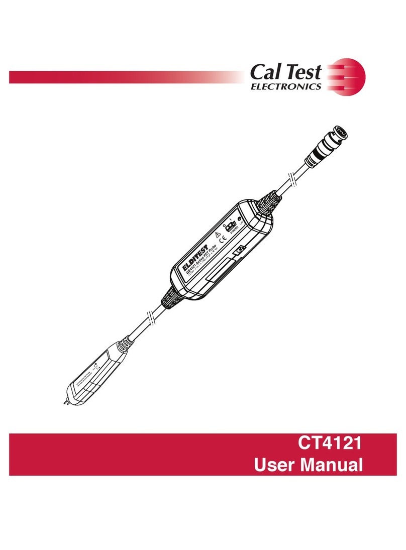 Caltest CT4121 user manual