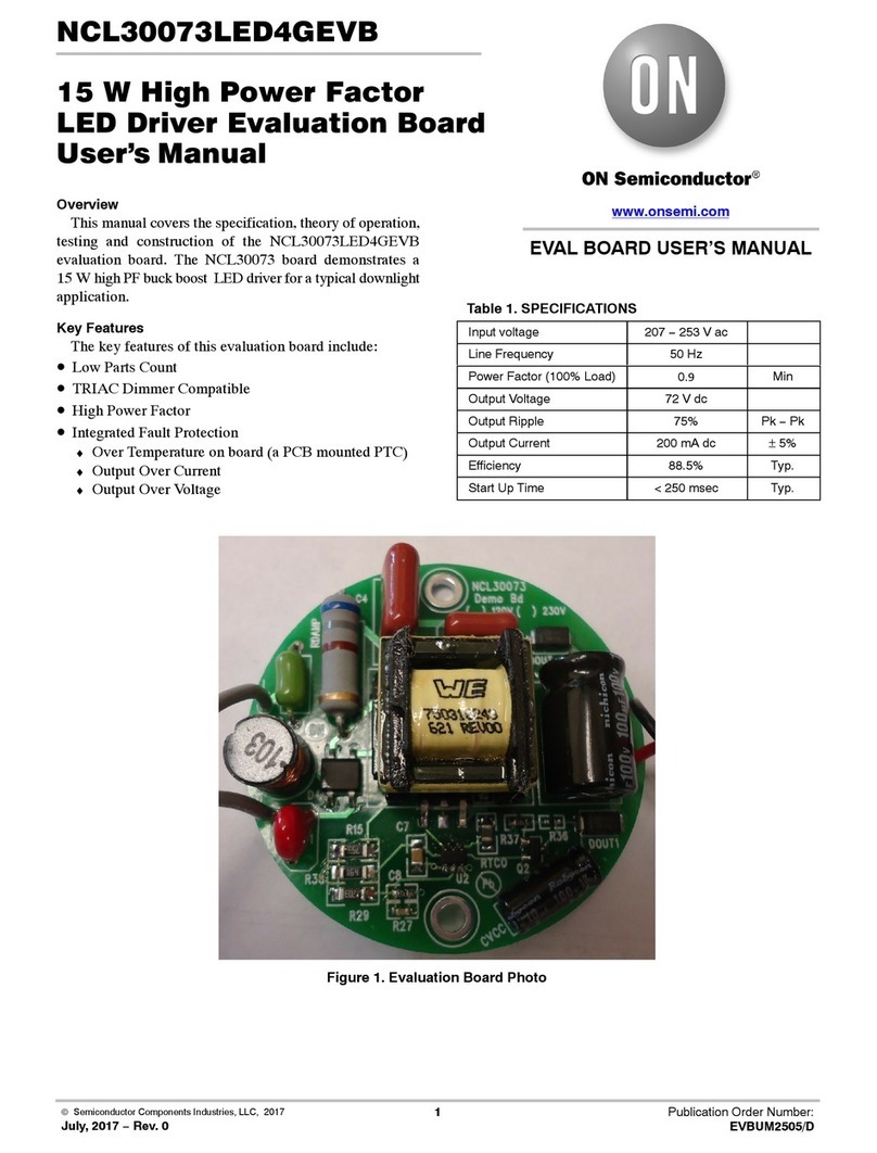 ON Semiconductor NCL30073LED4GEVB User manual
