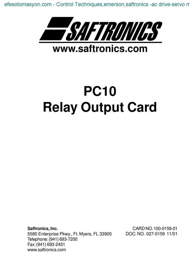 Saftronics PC10 manual
