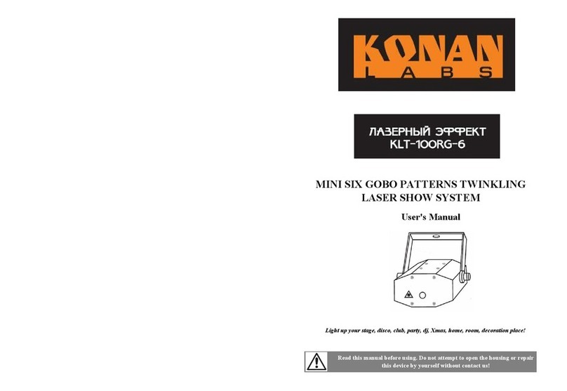 Konan Labs KLT-100RG-6 user manual