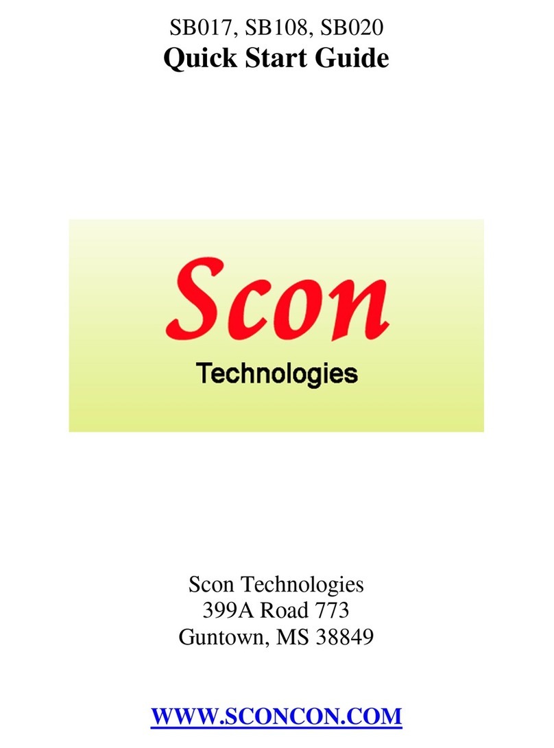 Scon SB017 User manual