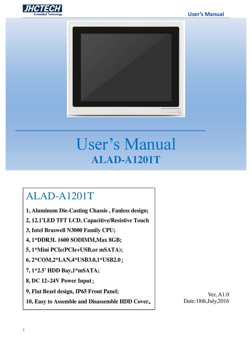 JHCTech ALAD-A1201T User manual
