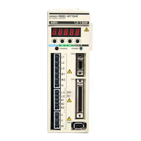 Omron R88M-W user manual Omron R88M-W user manual