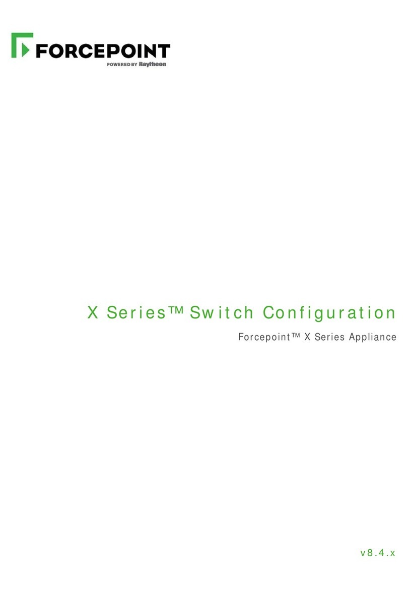 Forcepoint X Series Quick guide