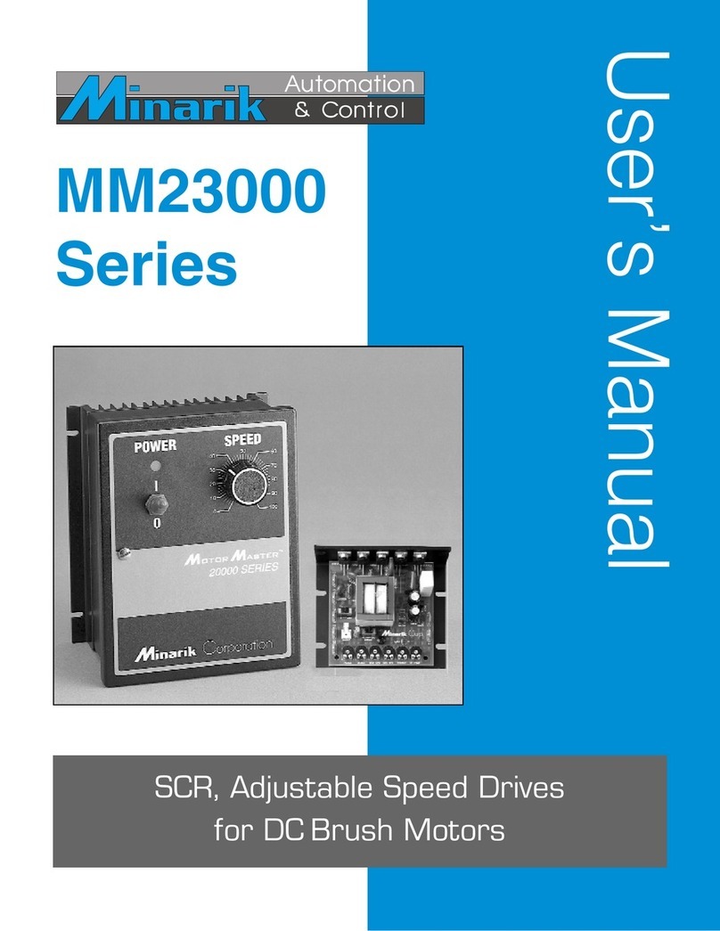 Minarik MM23000 Series user manual