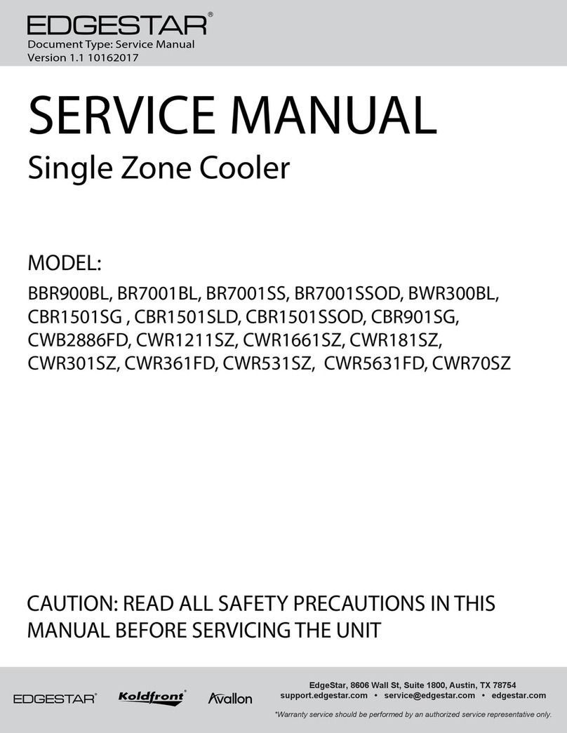 EdgeStar BBR900BL Service manual