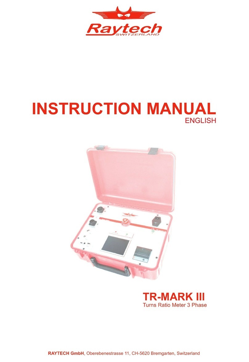Raytech TR-MARK III User manual
