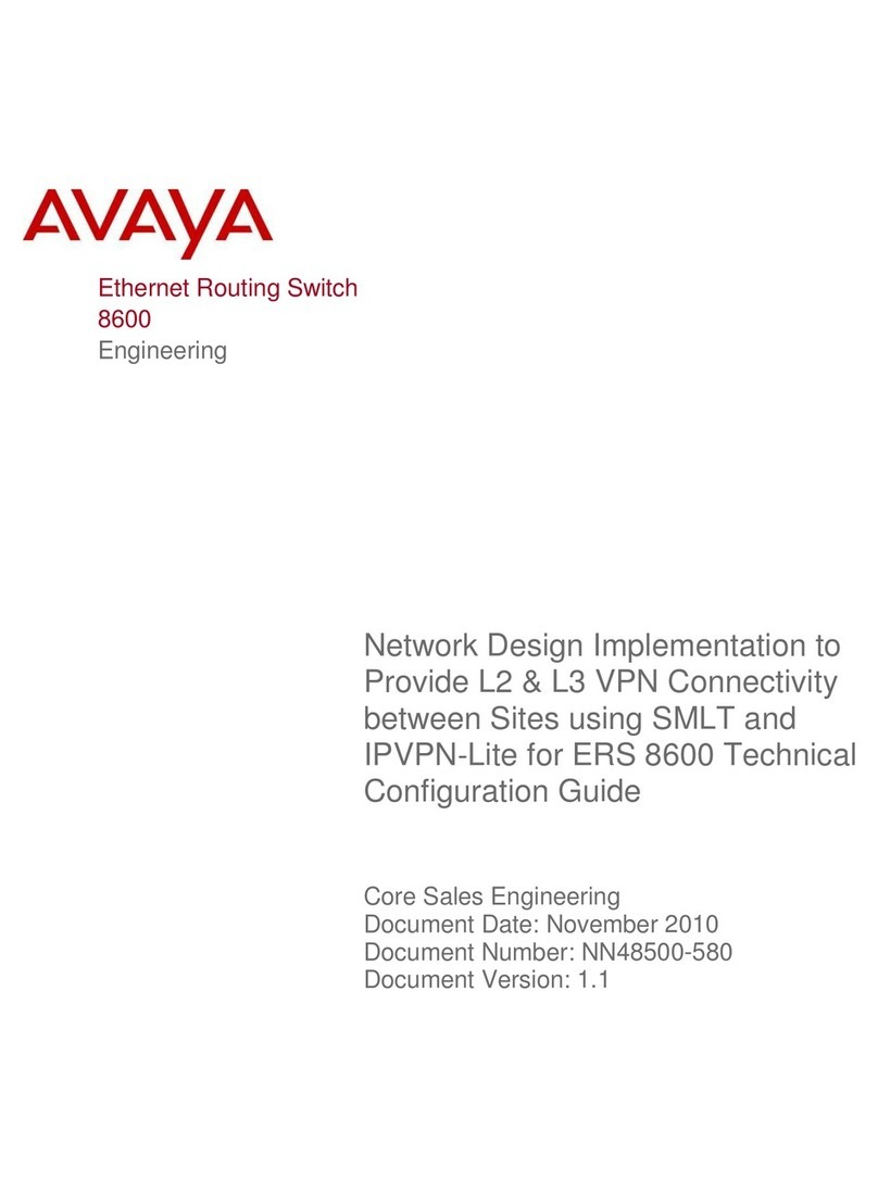 Avaya 8600 Technical configuration guide