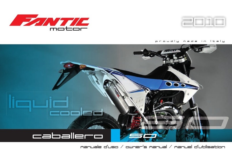 Fantic Motor Caballero 50 owner's manual