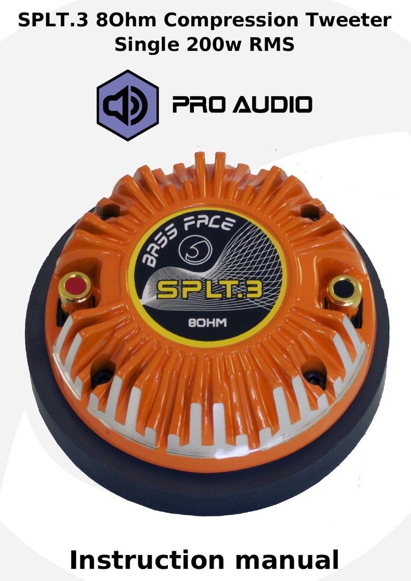 ProAudio SPLT.3 instruction manual