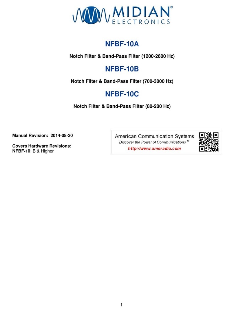 Midian NFBF-10A manual