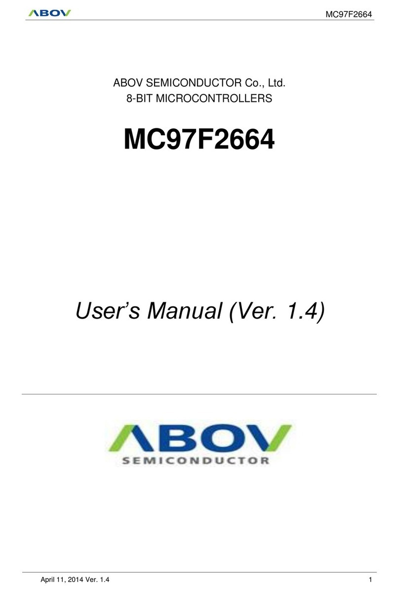 Abov MC97F2664 User manual