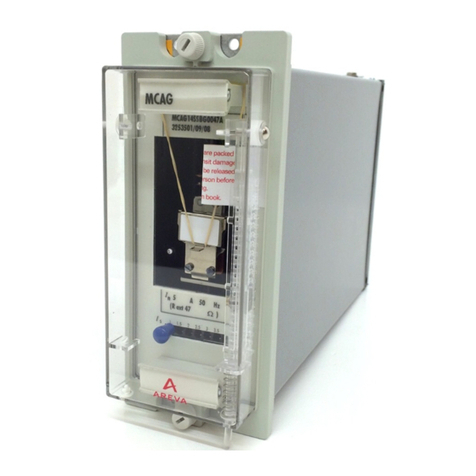 Alstom MCAG User manual Alstom MCAG User manual
