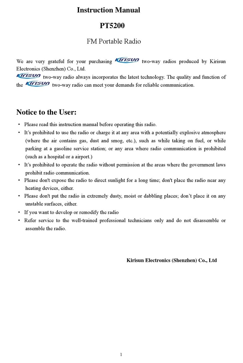 Kirisun Electronics PT5200 instruction manual