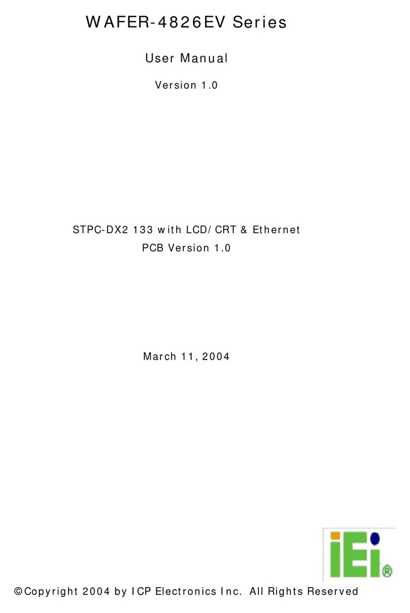 ICP Electronics WAFER-4826EV Series user manual