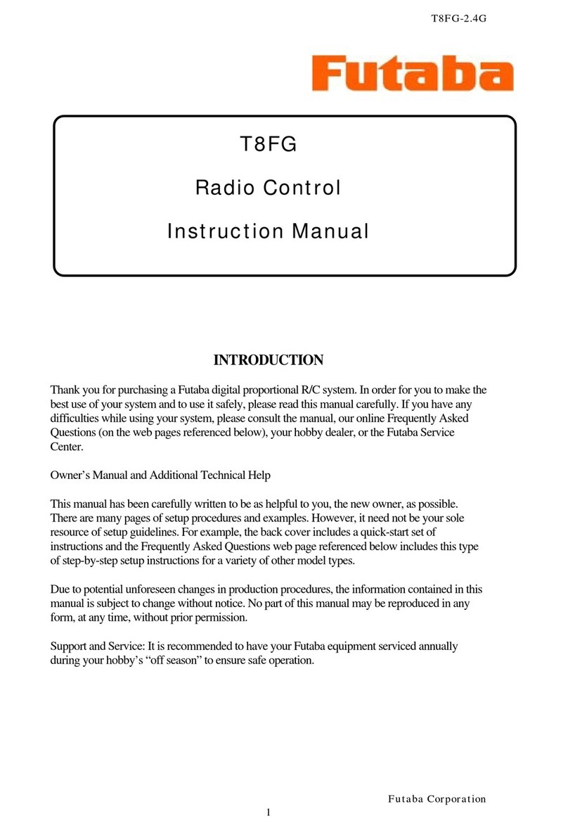 FUTABA T8FG User manual