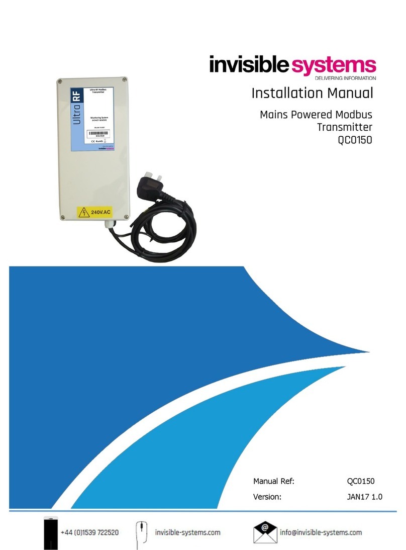 Invisible systems QC0150 User manual