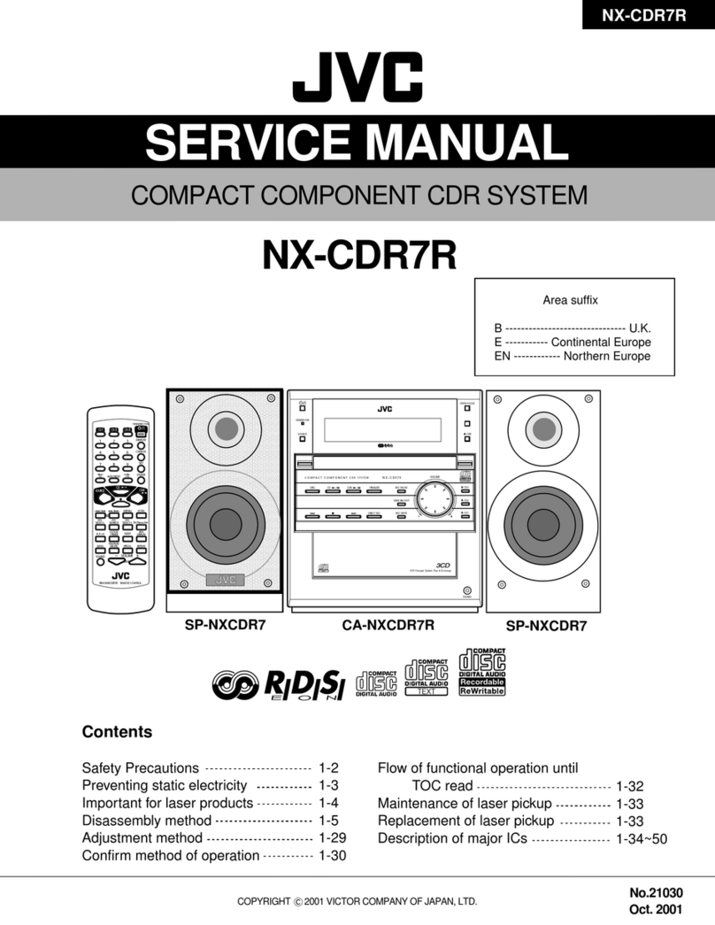 JVC NX-CDR7R User manual
