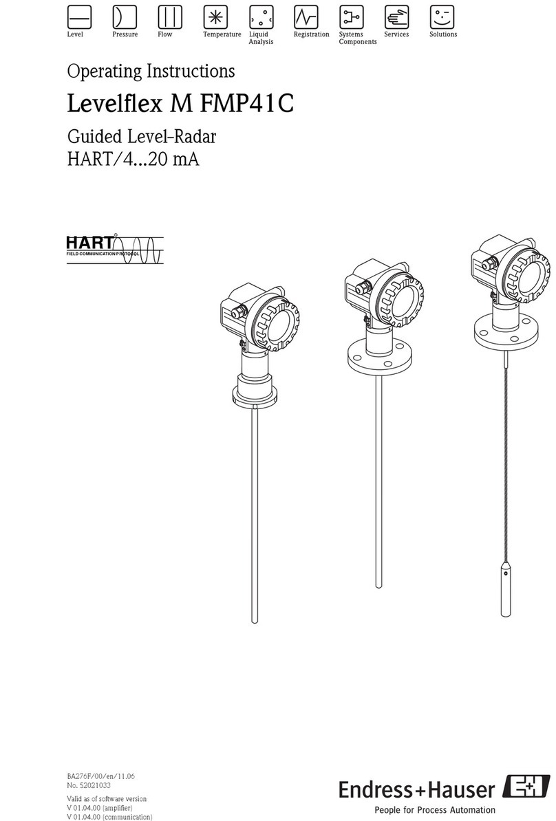 Endress+Hauser Levelflex M FMP41C operating instructions