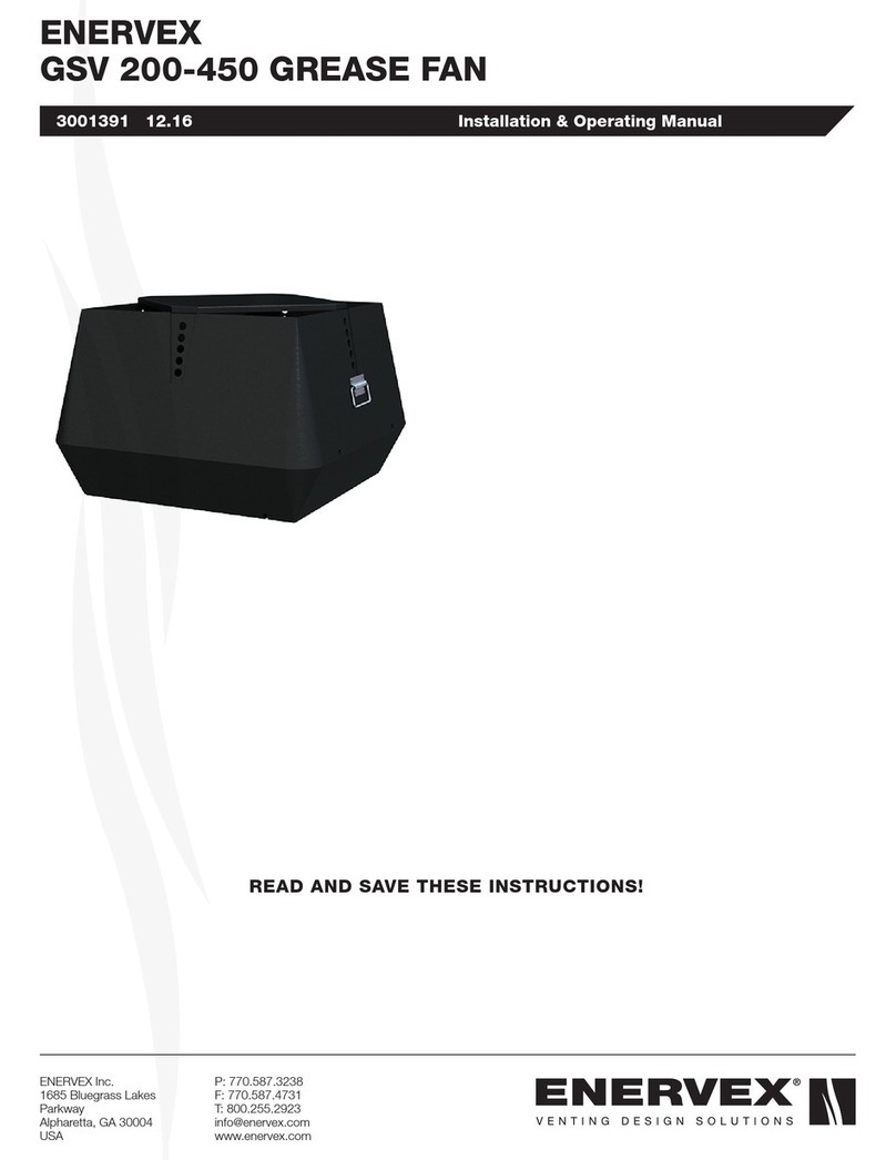 ENERVEX GSV 200 Installation instructions