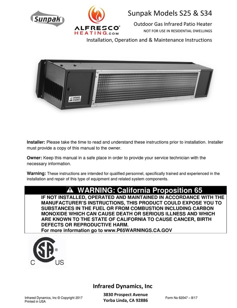 Infrared Dynamics Sunpak S25 Manual