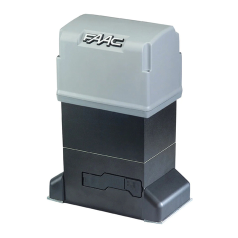 FAAC 844 installation manual