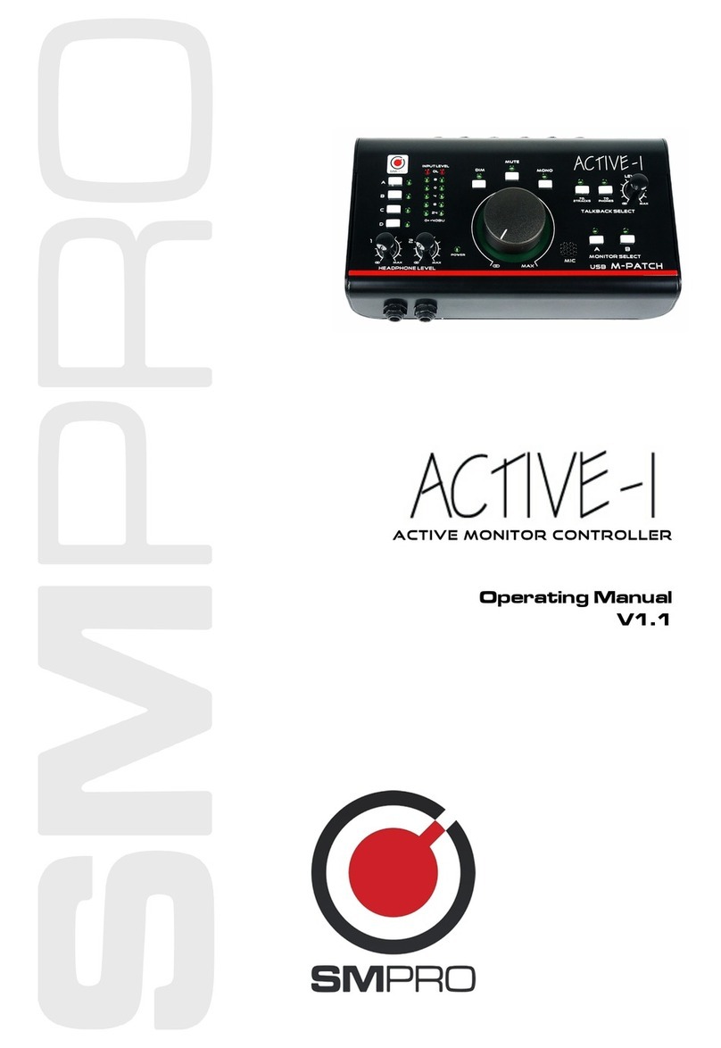 SM Pro Active-1 operating manual