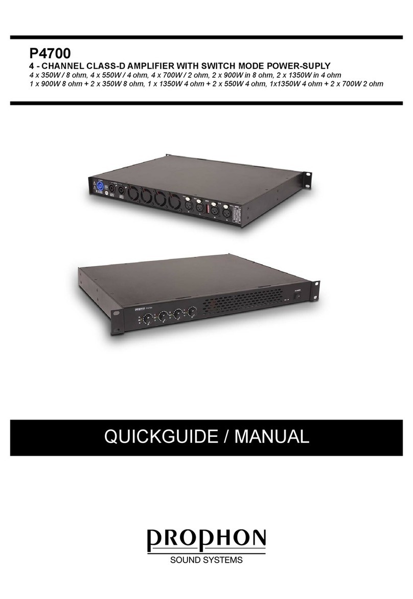 PROPHON P4700 User manual