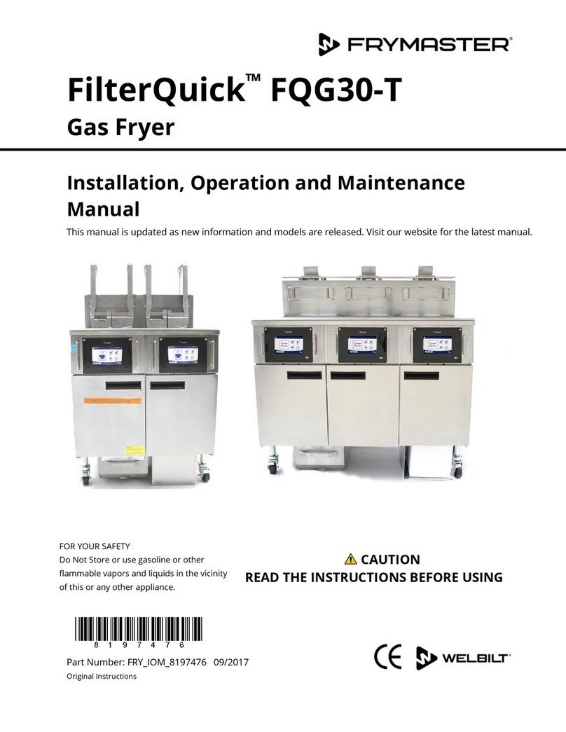 Frymaster FilterQuick FQG30-T User manual